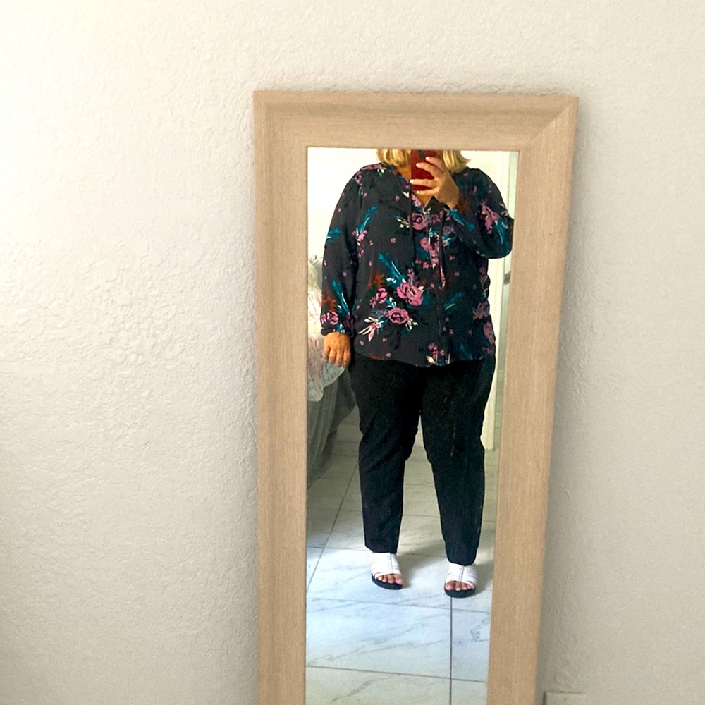 Torrid Long sleeve top floral print size 0